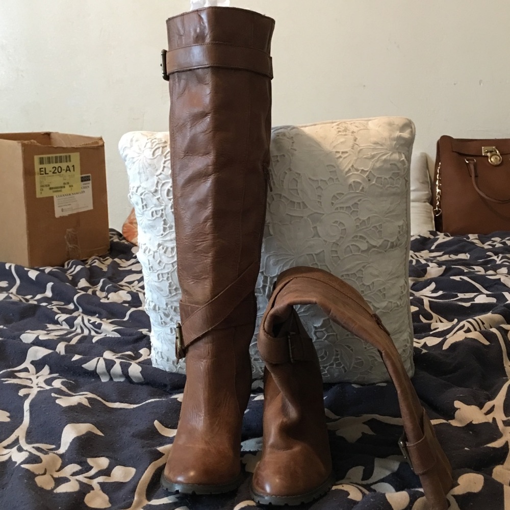 Brown Knee High Aldo Boots